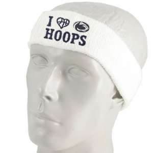 Top of the World Penn State Nittany Lions White I Love Hoops Sweatband 