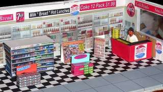 SuperDetail Kit for O Scale Convenience Store (Plasticville Large 