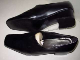 Women Covington Black Pump Loafer Shoes, Size 10 W, 42.5 W, 8