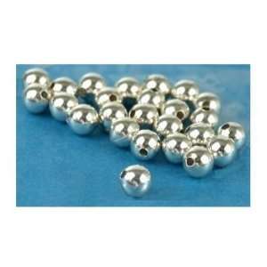  25 Ball Beads Sterling Silver Bead Stringing 4mm