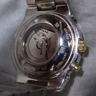 Seiko Mens SKA478 Kinetic Two Tone Stainless Watch  