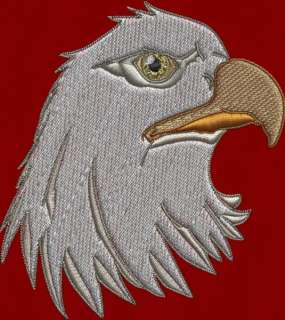 SET OF 10 REALISTIC EAGLE MACHINE EMBROIDERY DESIGNS CD  