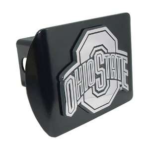 Ohio State University Buckeyes Black with Chrome O Emblem NCAA 