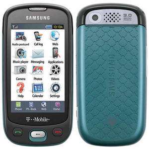 Samsung SGH T749 Highlight Blue T Mobile 3G Cellular Phone 