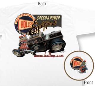 Holley Carb Retro Rat Rod Street Rod T shirt  