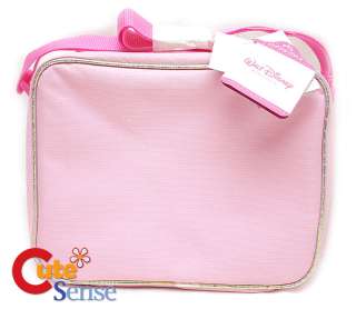 Disney Princess School LUNCH BOX Bag Case Pink  