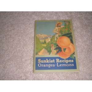  Sunkist recipes, oranges lemons Books