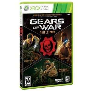   Selected Gears of War Triple Pack X360 By Microsoft Xbox Electronics