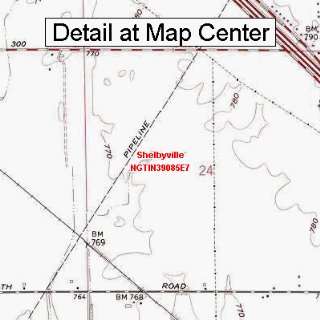   Map   Shelbyville, Indiana (Folded/Waterproof)