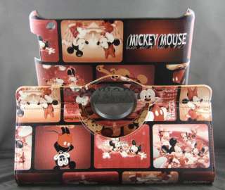 New Cute Mickey Flip PU Leather skin cover case for iPad2 ipad2  