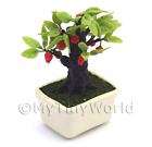 Red Fruit Bonsai Tree Dolls House Miniatures BT4