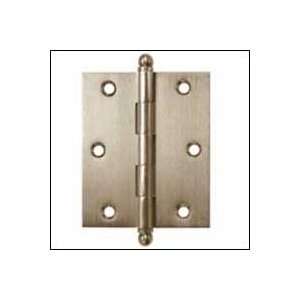 Deltana Specialty Solid Brass Hinges and Finials CH3025 Hinge, w/ Ball 