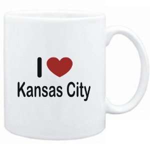    Mug White I LOVE Kansas City  Usa Cities