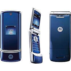   Krzr Blue Unlocked Quad GSM Cell Phone (Refurbished)  