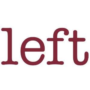  left Giant Word Wall Sticker