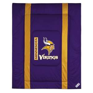 Minnesota Vikings Sideline Comforter   Full/Queen Bed  