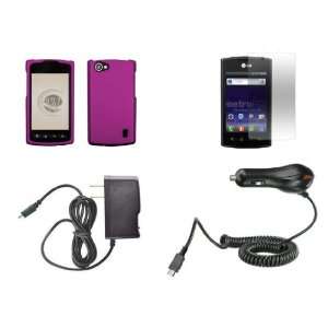  LG Optimus M+ (Metro PCS) Premium Combo Pack   Purple Hard 