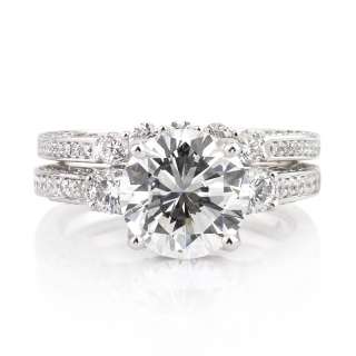 21ct Round Brilliant Cut Diamond Engagement Ring and Anniversary 
