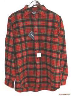 NWT $895 Polo Ralph Lauren Cashmere Wool Tartan Shirt Large  