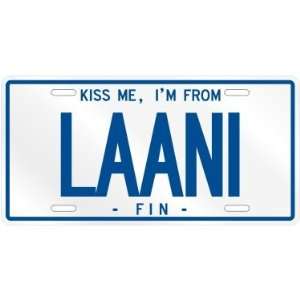  LAANI  FINLAND LICENSE PLATE SIGN CITY 