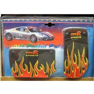  Universal Fit Fire Flame Racing Pedal   Auto Transmission 