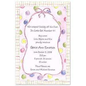  Candy Gumballs Baby Invitations Baby