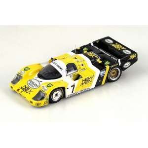   43 Scale Spark Model Porsche 956 #7 Winner Le Mans 1984 Toys & Games