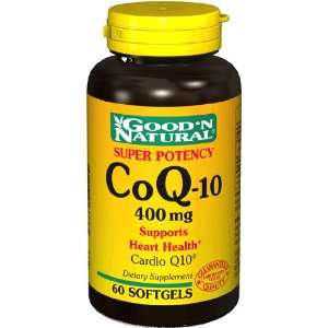  CoQ 10 400 mg   60 softgels,(Goodn Natural) Health 