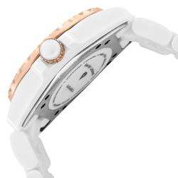 Swiss Legend Womens Karamica White Dial White High Tech Ceramic Watch 