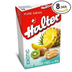Halter Sugar Free Candy, Exotic, 1.4000 Ounce (Pack of 8)  