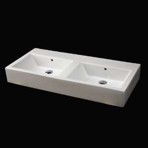  Lacava 5064 1 001 Wall Mount or Above Counter Porcelain 