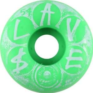  Slave Loaded 54mm Green Skate Wheels