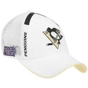  Reebok Pittsburgh Penguins White Hockey Fights Cancer 