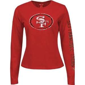  San Francisco 49ers Girls (7 16) Giant Logo Long Sleeve T 