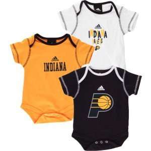  Indiana Pacers Outerstuff NBA Infant 3pc Bodysuit Set 
