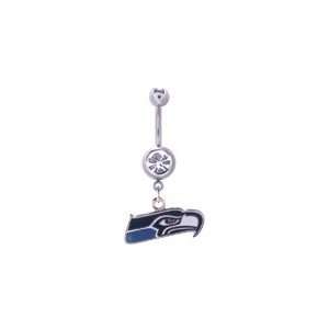  Seattle Seahawks belly button ring Jewelry