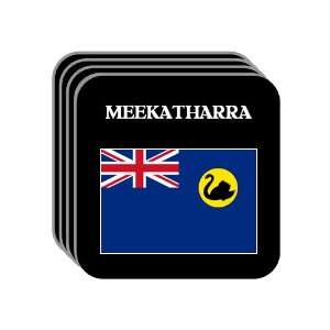Western Australia   MEEKATHARRA Set of 4 Mini Mousepad Coasters