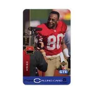 Collectible Phone Card 5u GTE / Upper Deck NFC Football Issue Jerry 