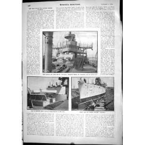  Scientific American 1904 Trial Trip Armored Cruiser Ship 