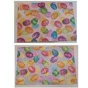 Easter Placemats Pastel Eggs Pink OR Lavender UPick NEW  