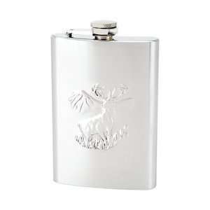  Wholesale Deer Embossed Steel Flask