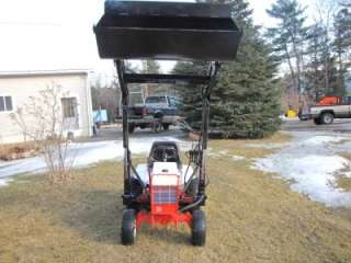 Gravely Riding Tractor Bucket Loader, Mower Deck, Onan Engine, Hydro 