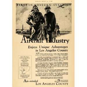  1929 Ad Los Angeles Chamber of Commerce Aviation Pilot 
