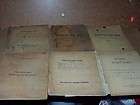 Lot of 6 Vintage Herd Record Books 1919   1925 Dairy Herd Cow Farm