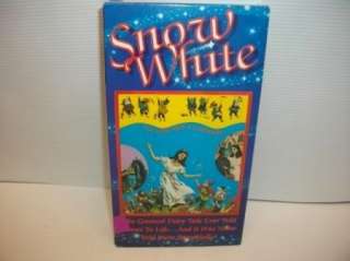 Snow White Real life version VHS movie 1965 lke Arendt  