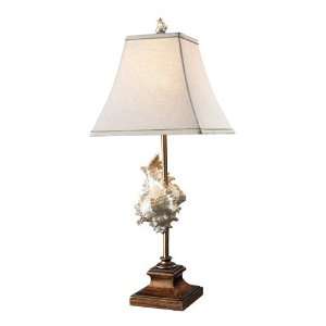  D1979 12 Inch Width by 30 Inch Height Delray Table Lamp in Conch 