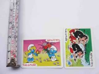 Deck Collectible Cartoon Poker Playing cards   THE SMURFS Schtroumpf 