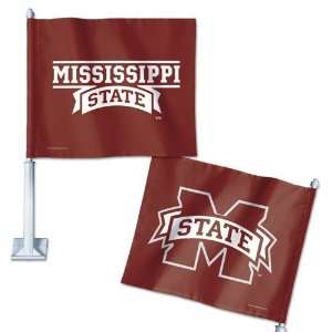  2 Mississippi State Bulldogs Car Flag *SALE* Patio, Lawn 
