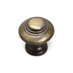 Village expression   1 1/8 diameter domed knob with concentric circle