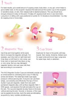 HACI Hibiscus Silicone Cupping Suction Magnetic 10 Cups Mini Squeeze 